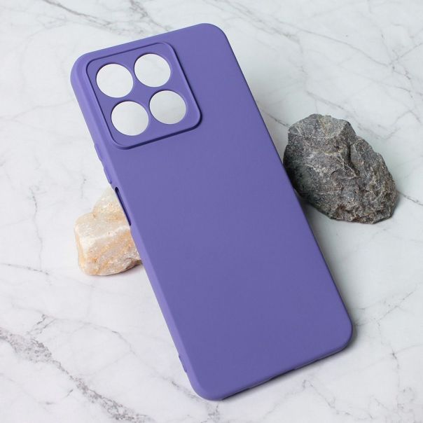 Maska za Honor X8a ljubicasta Nano Silikon - 207222