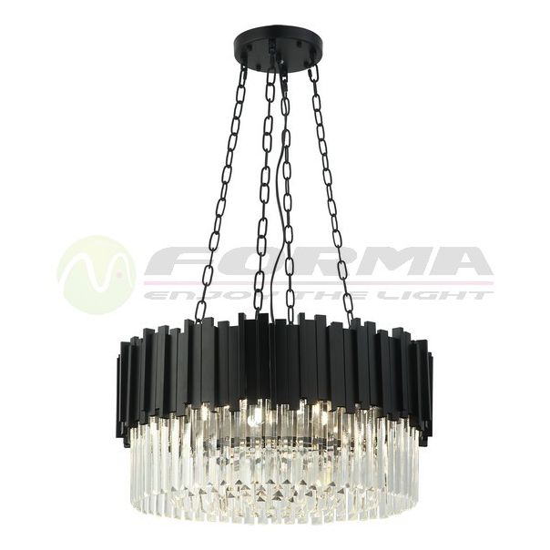 FORMA Luster 8xE14 F4007-8L BK - 005263