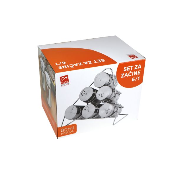SIGMA Set posuda za začine na postolju 6/1 YAT-1026326 - EP2860747