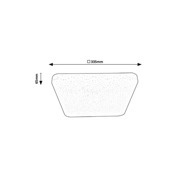 Rabalux Plafonjera Lucas LED 18W bela (3073) - 3073