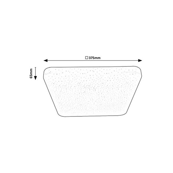 Rabalux Plafonjera Lucas LED 24W bela (3074) - 3074