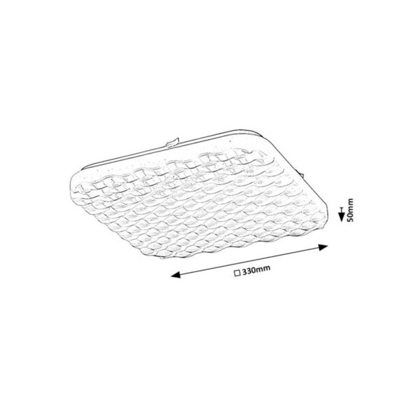 RABALUX Plafonjera Eldrick LED 24W - 3086