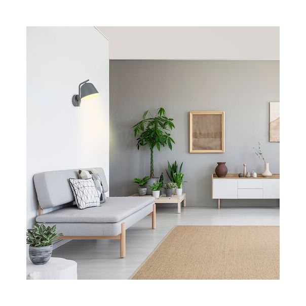 RABALUX Zidna lampa Malia siva E14 25W - 3094-1