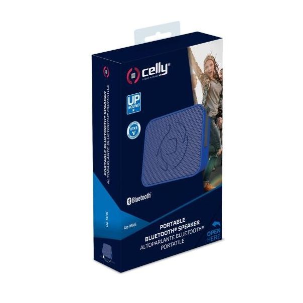 CELLY Bežični Bluetooth zvučnik UPMIDI, plava - UPMIDIBL