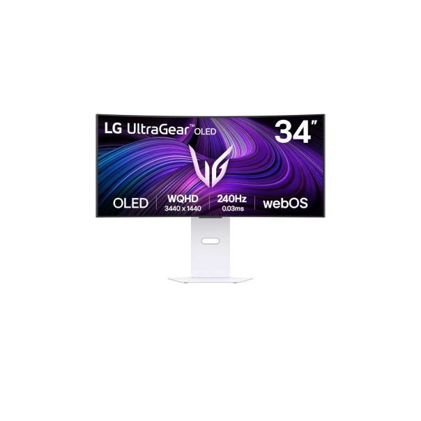 LG 34GX90SA-W 34 inča/OLED,21:9,zakrivljen/3440x1440 - 34GX90SA-W.AEU