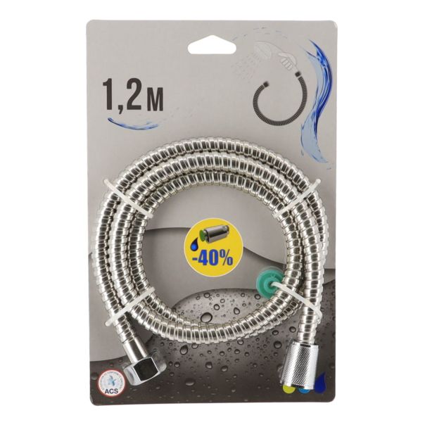 TENDANCE Tuš crevo rastegljivo 1,2m nerđajući čelik hrom - 3115102