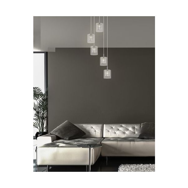 Rabalux Visilica Duchess G9 5x MAX 40W hrom (3117) - 3117-1-1