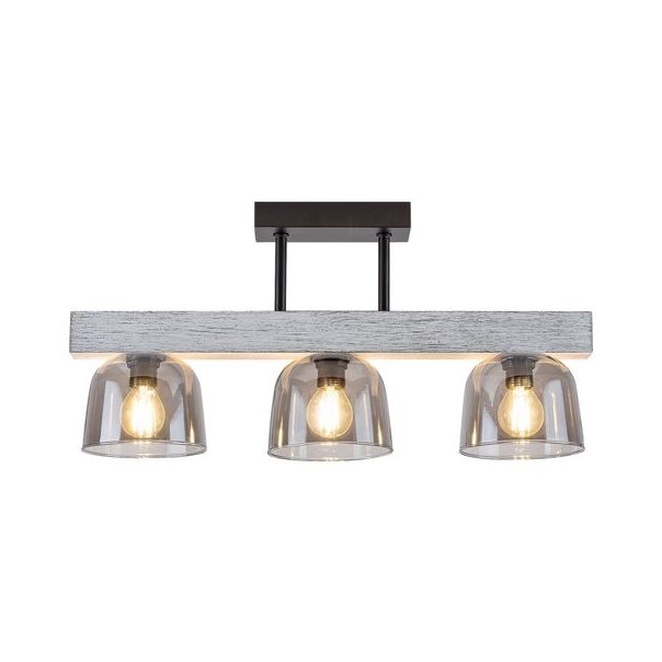 Rabalux Plafonjera Cardamom E14 3x MAX 40W srebreni hrast (3119) - 3119