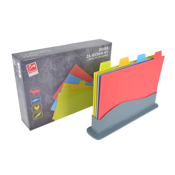 SIGMA Set daski za sečenje sa držačem 34x24cm HS-CB064 4/1 - EP2981547