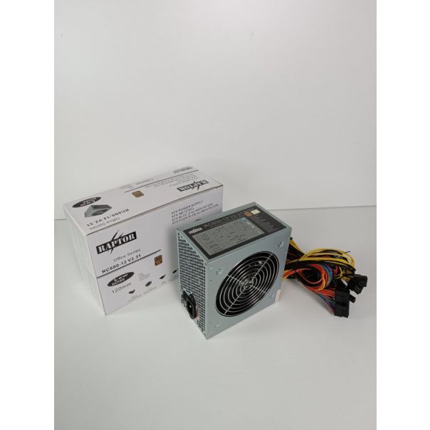 RAPTOR Napajanje 600W Office Series 12cm fan/80Plus Bronze, RC600-12 - 37630