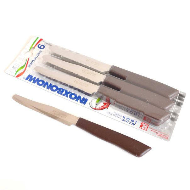 INOXBONOMI Nož 6/1 30006-M BROWN - 3123032