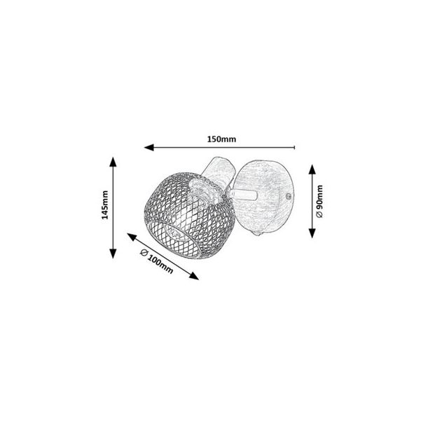 Rabalux Spot rasveta Grendel E14 1x MAX 40W bukva (3127) - 3127