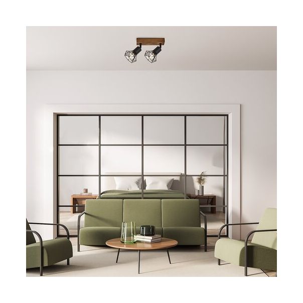 Rabalux Spot rasveta Zeus E14 2x MAX 40W hrast (3138) - 3138