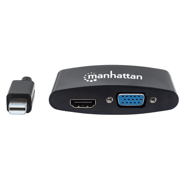 MANHATTAN Adapter 152709 Mini DisplayPort/M - HDMI/VGA F Crni - 37883