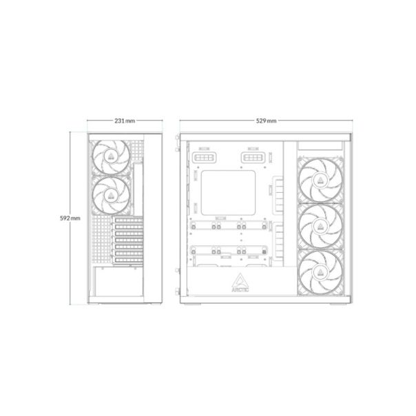 ARCTIC Gaming kućište Xtender VG ACPCC00019A , crna - EP2675204