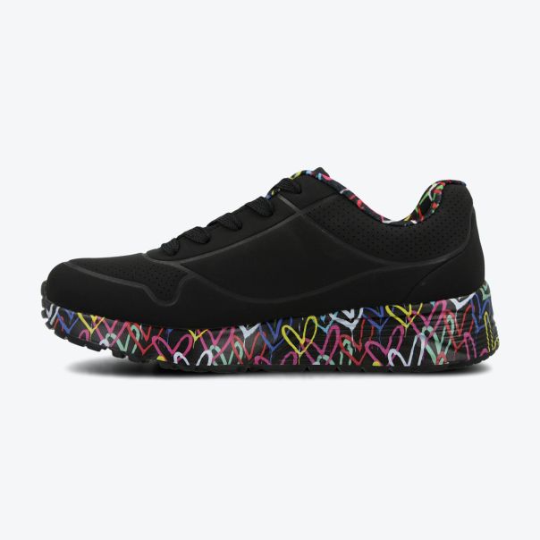 SKECHERS Patike Uno Lite Lovely Luv GG - 314976L-BKMT