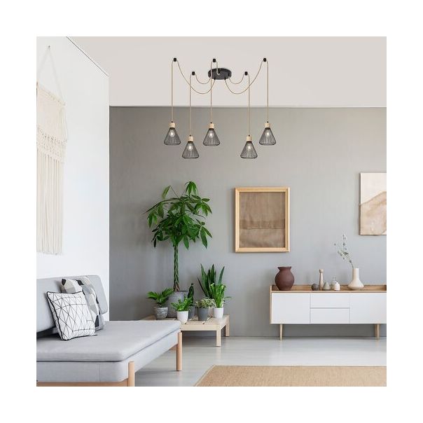 Rabalux Visilica Farfalle E27 5x MAX 40W crna (3150) - 3150