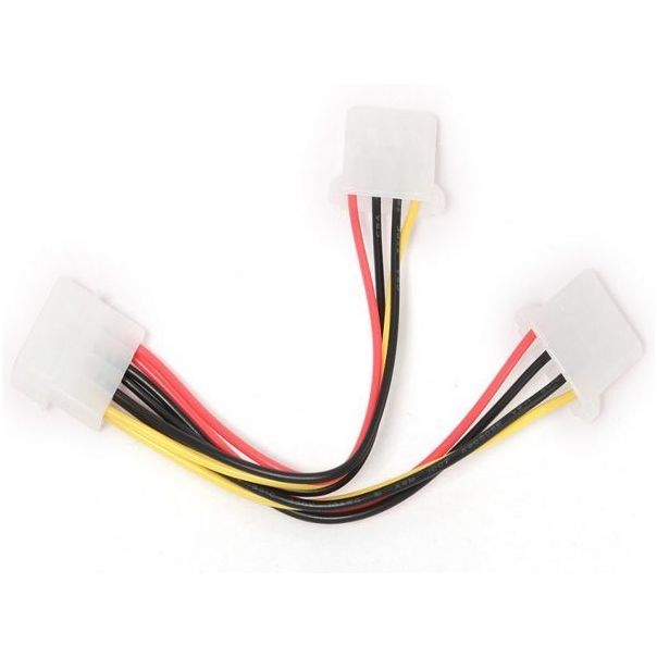 GEMBIRD CC-PSU-1 Internal power MOLEX 4-pin splitter kabl 15cm - 1739-1