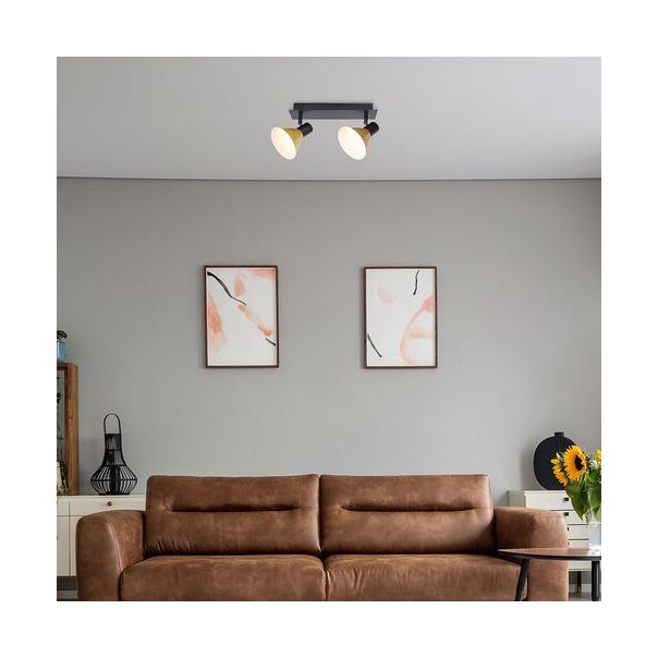 Rabalux Spot rasveta Alvaro E14 2x MAX 40W mat crno (3158) - 3158