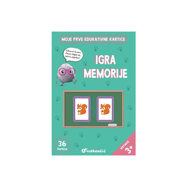 Zrnce kartice – Igra memorije – latinica - 31605-1