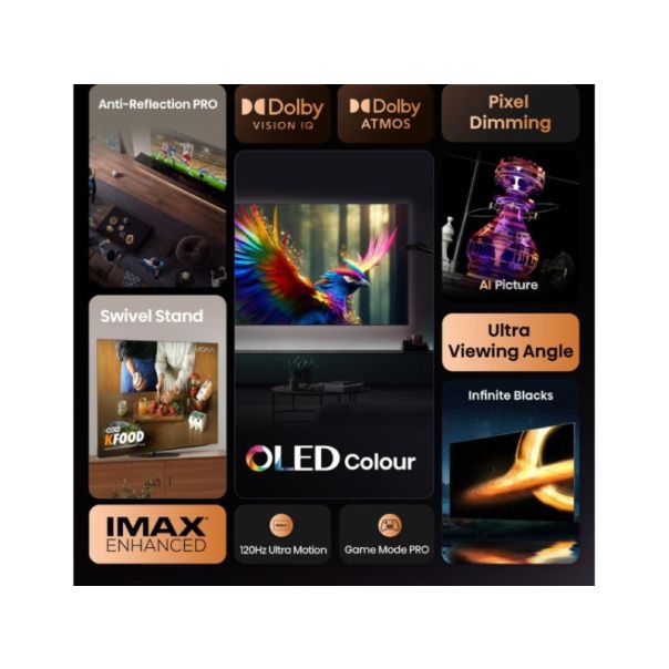 HISENSE Televizor 55A85Q OLED, Ultra HD, Smart - TVZ02901