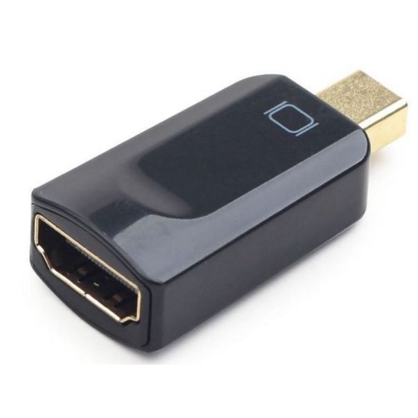 GEMBIRD A-mDPM-HDMIF-01 Mini DisplayPort v.1.2 to HDMI adapter, BLACK - 9450