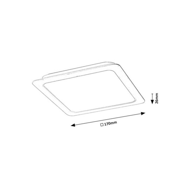RABALUX Ugradna rasveta Shaun LED 18W - 3169