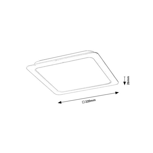 RABALUX Ugradna rasveta Shaun LED 24W - 3170