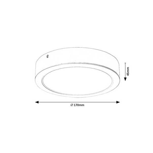 RABALUX Ugradna rasveta Shaun LED 18W - 3172