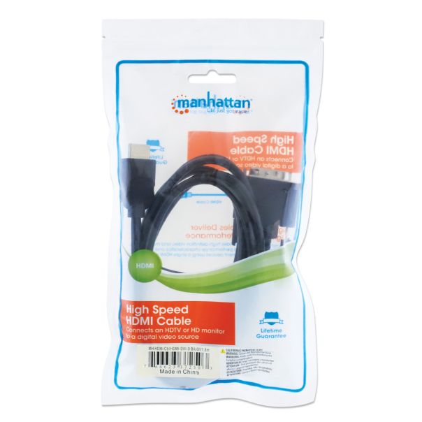 MANHATTAN Kabl HDMI/M - DVI-D/M 24+1, 3m - 37989