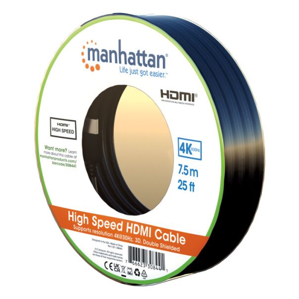 MANHATTAN Kabl HDMI M/M 1080, 7,5m - 37992