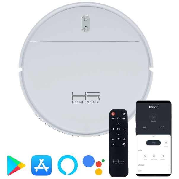 HOME ROBOT Robot usisavač i mop RV500, bela - 31821