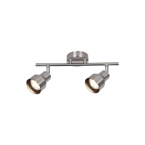 Rabalux Spot rasveta Blake GU10 2x MAX 50W brušeni hrom (3184) - 3184