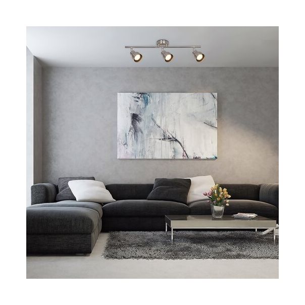 Rabalux Spot rasveta Blake GU10 3x MAX 50W brušeni hrom (3185) - 3185