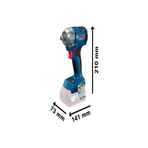 BOSCH Aku udarni odvrtač GDS 18V-350; 2x4,0Ah + punjač + kofer 06019M5021 - 06019M5021