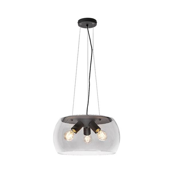 Rabalux Visilica Ursula E27 3x MAX 40W crna (3190) - 3190-1-1