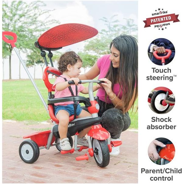 SMART TRIKE Tricikl Zoom - crveni - 3190502