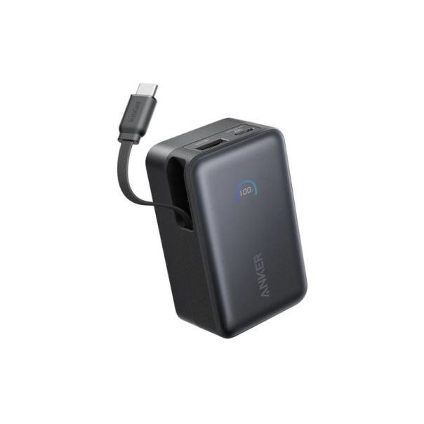 ANKER Power bank Nano 10000mAh, 45W, sa USB-C kablom, crna - EP2891997
