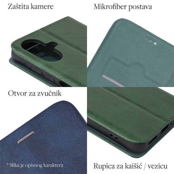 Maska za Honor X7d 4G/400 Smart 5G crvena Teracell Elegant Flip - 224747