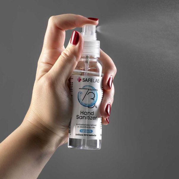 SAFELAB Antibakterijska tečnost za dezinfekciju ruku 100 ml - 32.216.91