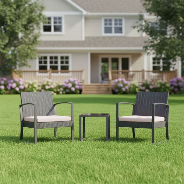 eHomeGarden Balkonska garnitura trodelna Sitonija - 32-758000