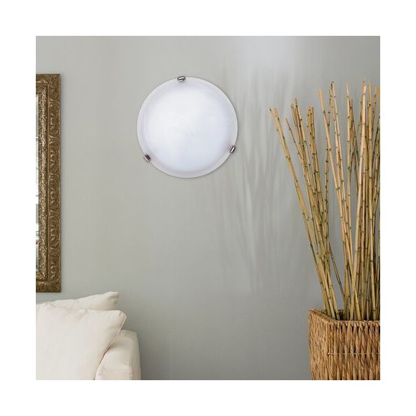 Rabalux Plafonjera Alabastro E27 1x MAX 60W belo staklo - alabaster (3202) - 3202