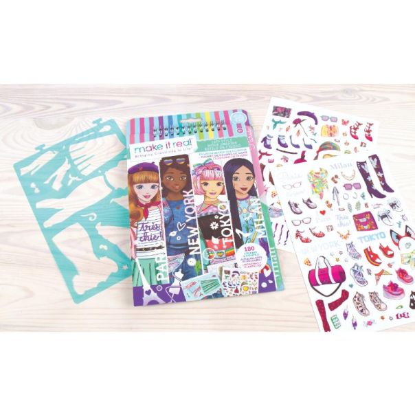 Make it Real  Modna bojnka za crtanje city style - 3207-1