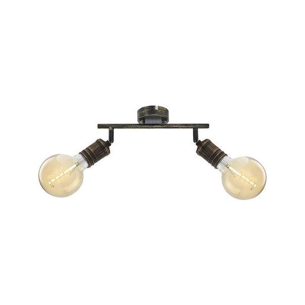 Rabalux Spot rasveta Fidel E27 2x MAX 25W antično zlato (3215) - 3215