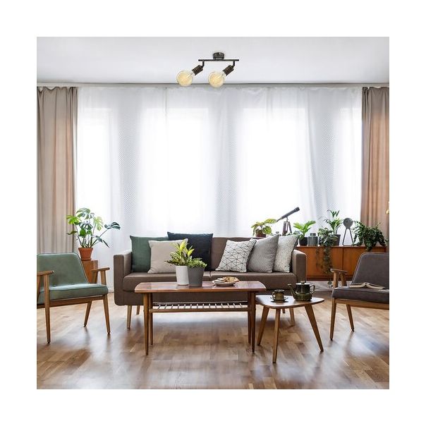 Rabalux Spot rasveta Fidel E27 2x MAX 25W antično zlato (3215) - 3215