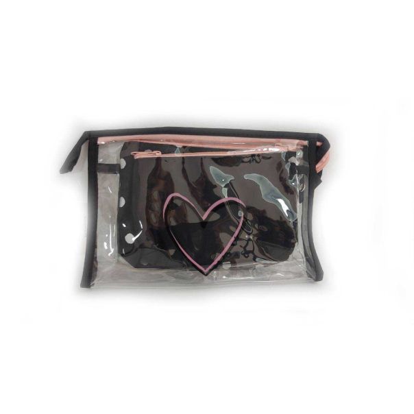 Neseser Srce, roze, set1/3 32150 - 91161142