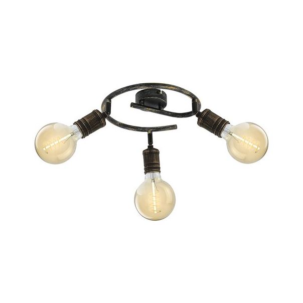 Rabalux Spot rasveta Fidel E27 3x MAX 25W antično zlato (3216) - 3216