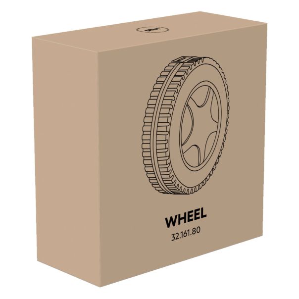 Set ručnih alata WHEEL – nastavci, 4 precizna odvijača, skalpel, kutija u obliku točka - EP3258340