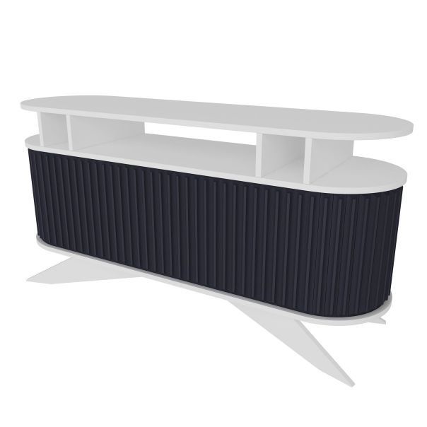 HANAH HOME Komoda za dnevnu sobu Stor, bela/antracit - EP2801070