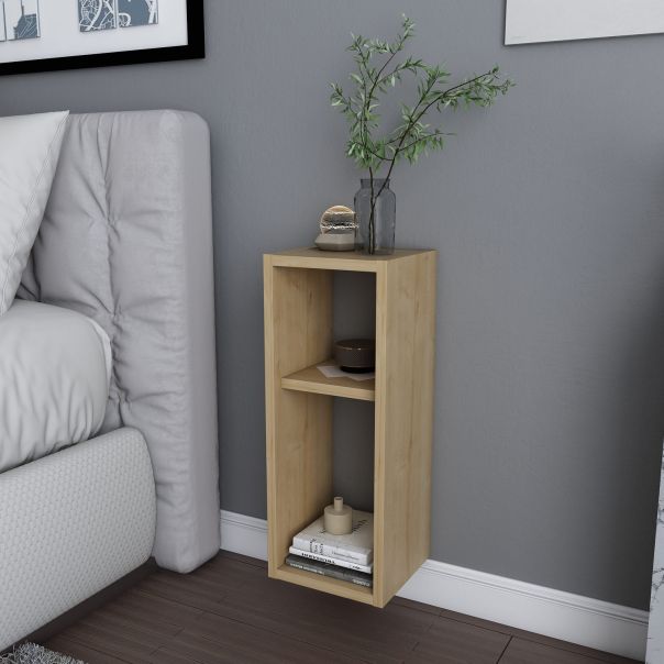 HANAH HOME Zidni noćni stočić Sault, svetlobraon - 322RTC1622